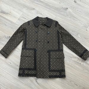 LOUIS VUITTON JACKET MONOGRAM MACKINTOSH RAIN COAT USED SIZE 36.
